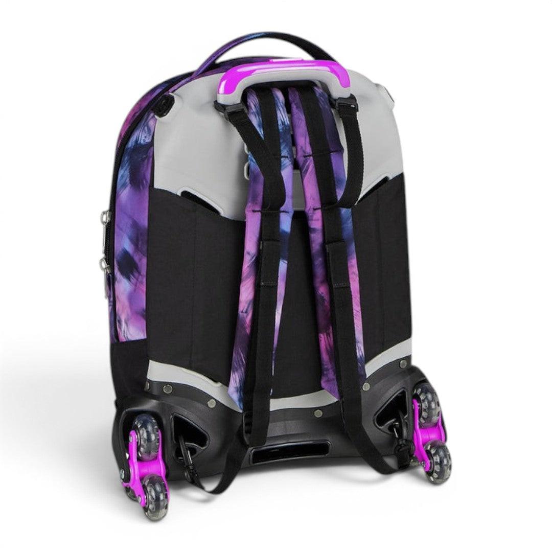 Trolley scuola Seven SJ Jack 8 ruote Fusion Pink.