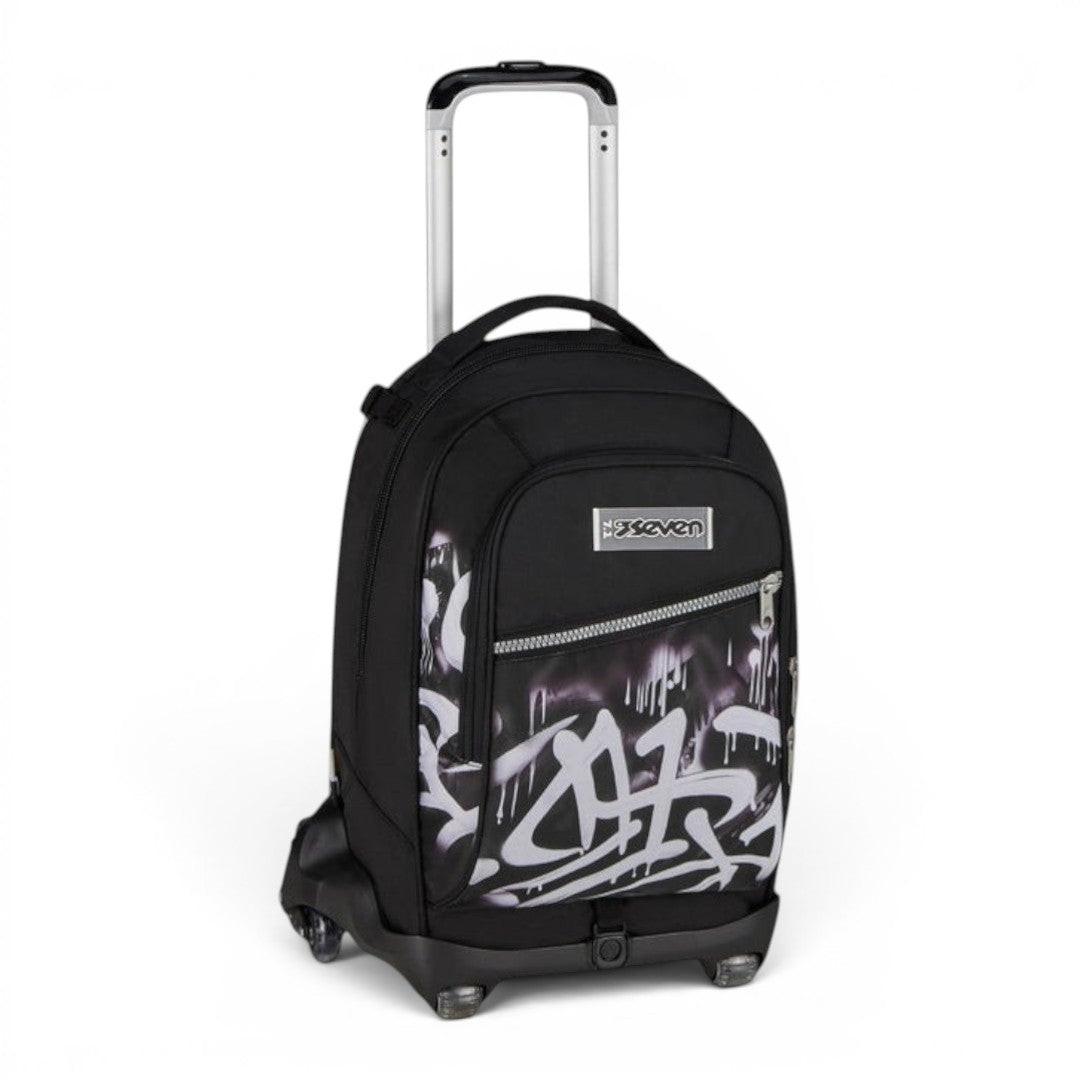 Trolley scuola Seven SJ Jack 8 ruote Plumpy Line Boy