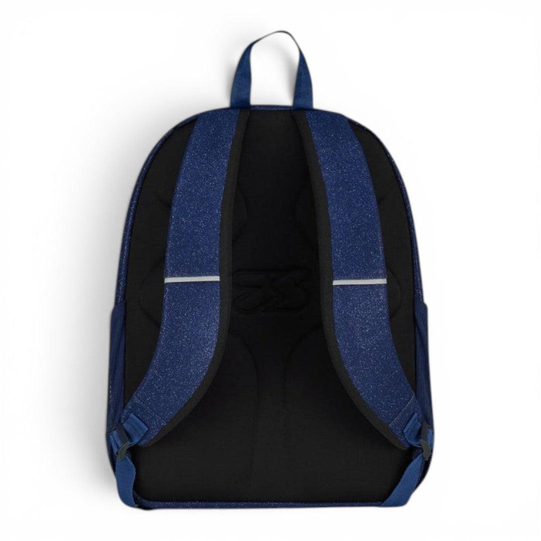 Zaino Seven Shiny Tech scuola effetto lucido capiente Blu 200112523-580.