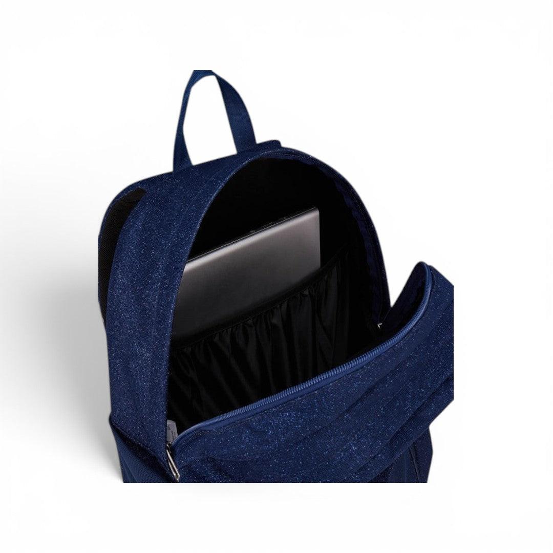Zaino Seven Shiny Tech scuola effetto lucido capiente Blu 200112523-580.
