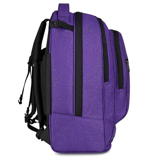 Trolley Invicta Plug Shine Viola scuola rigido capiente.