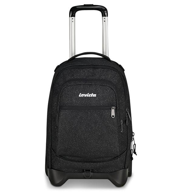 Trolley Invicta Plug Shine Nero scuola rigido capiente.