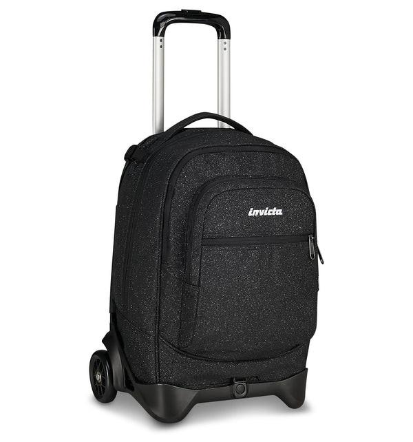 Trolley Invicta Plug Shine Nero scuola rigido capiente.