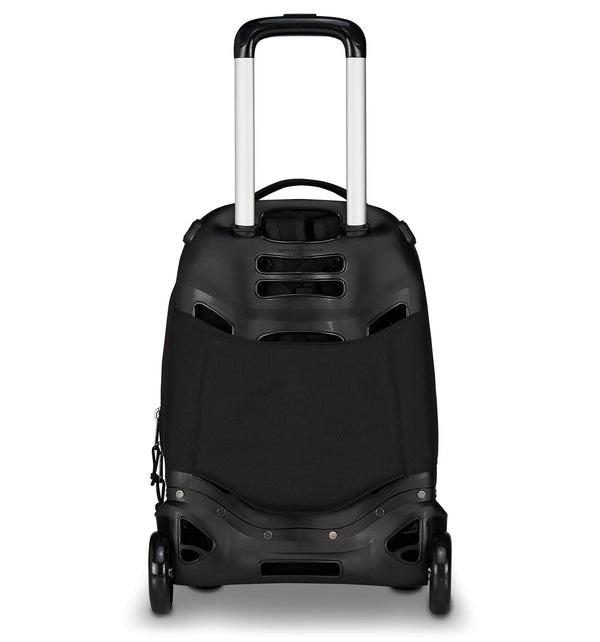 Trolley Invicta Plug Plain Nero scuola capiente resistente.