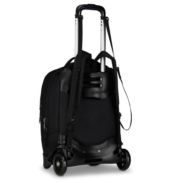 Trolley Invicta Plug Plain Nero scuola capiente resistente.