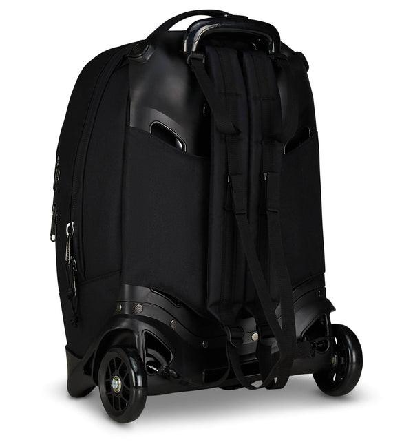 Trolley Invicta Plug Plain Nero scuola capiente resistente.