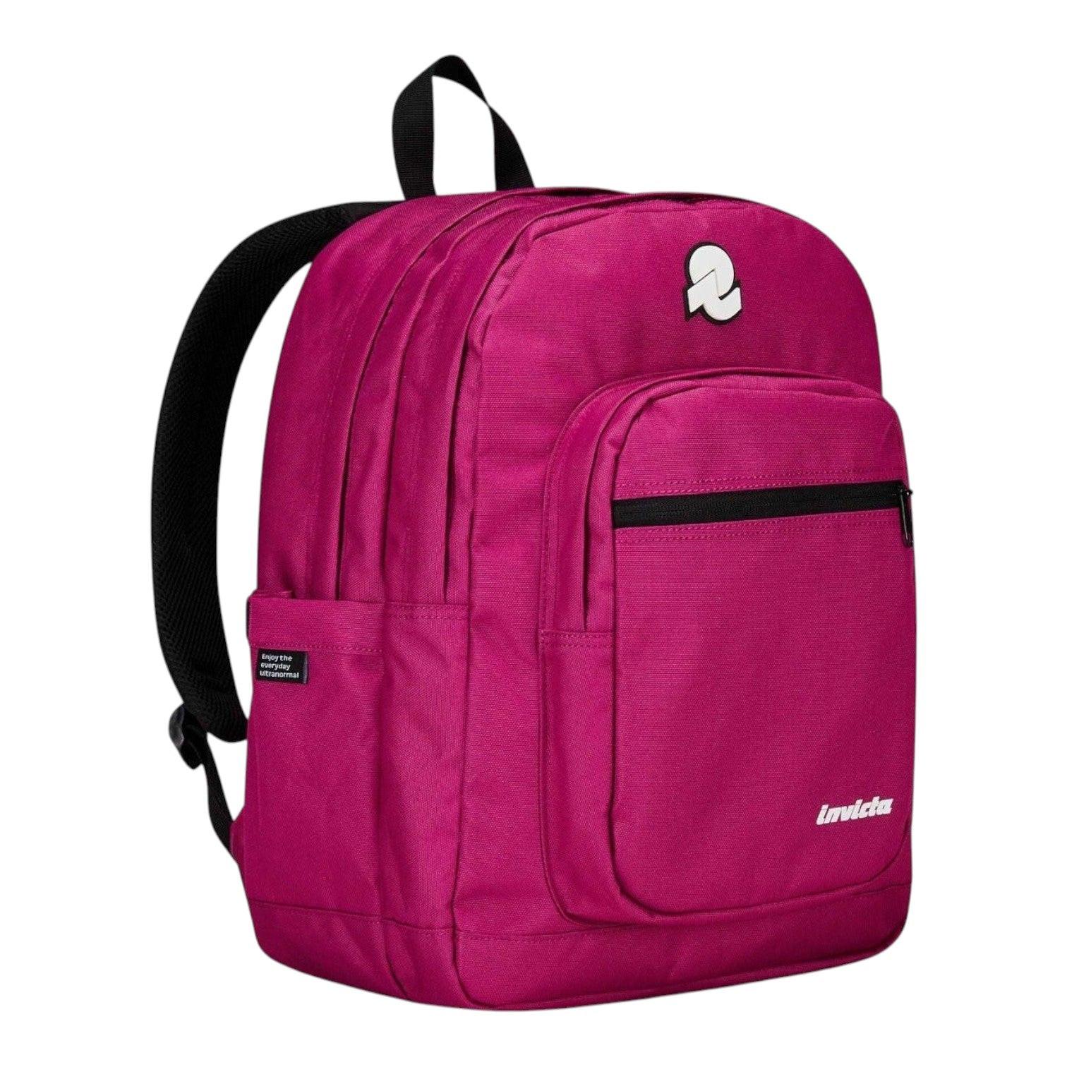 Zaino Invicta Jelek Plain Fuxia 34L.