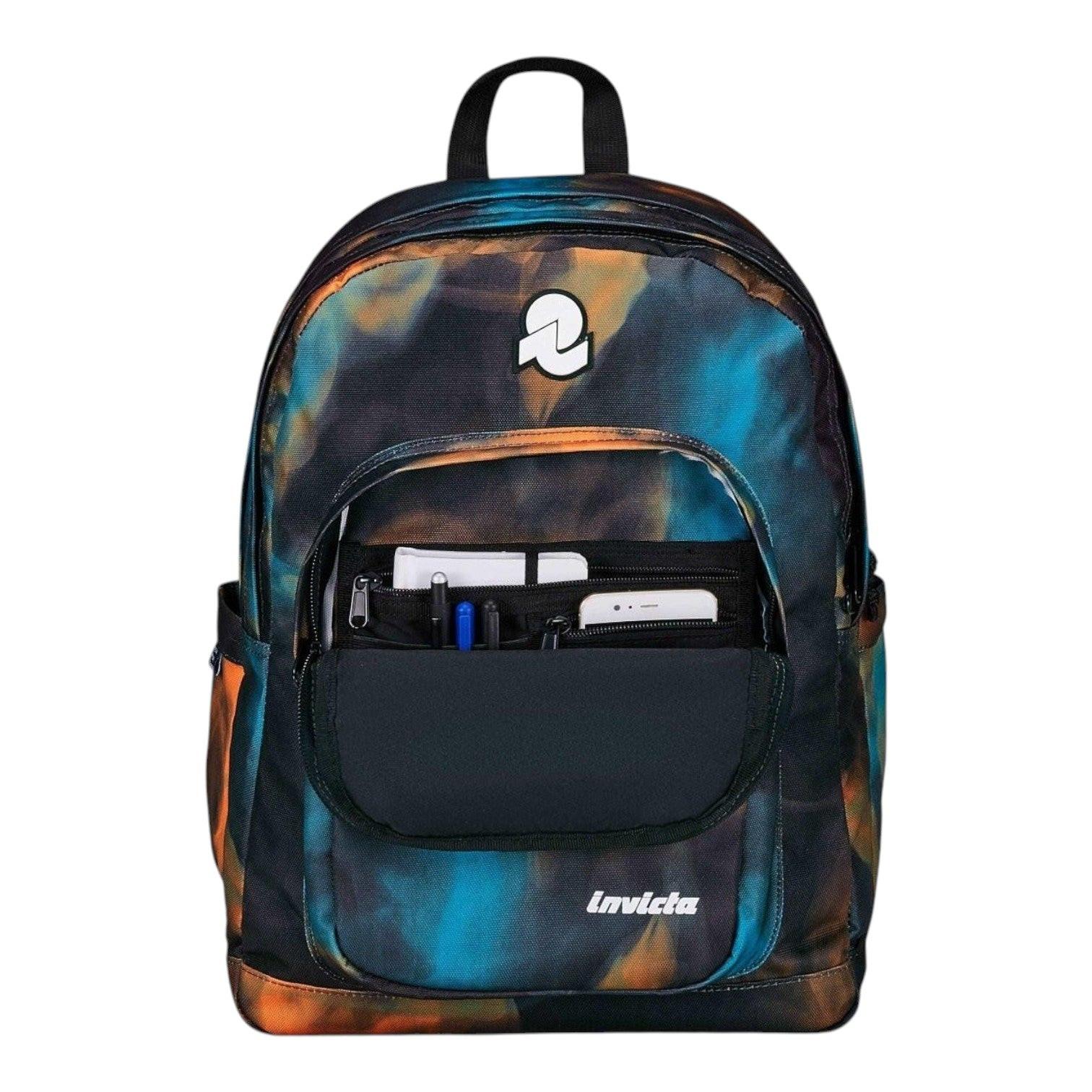 Zaino Invicta Jelek Fantasy 34L grafica colorata scuola.
