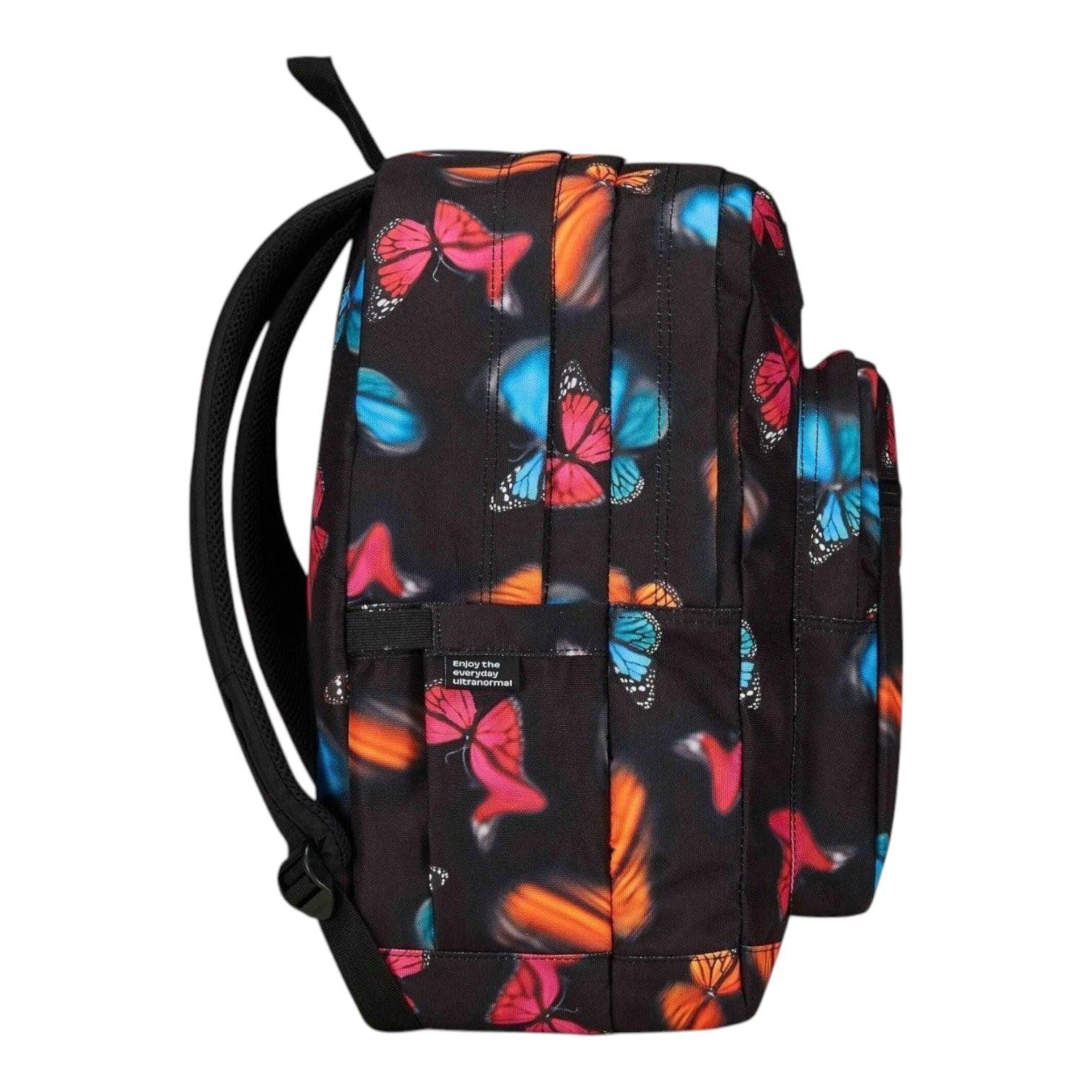 Zaino Invicta Jelek Fantasy - 34 Litri Design Farfalle.