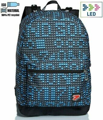 Zaino Seven® REVERSIBILE - THE DOUBLE LEDWALL: Esprimi le Tue Emozioni con Stile e Tecnologia - Quiscuola