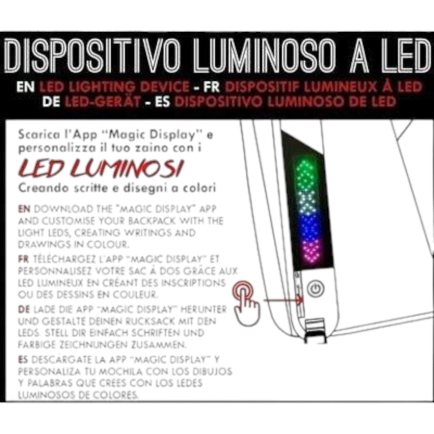 Seven The Double LEDWALL Zaino Reversibile..