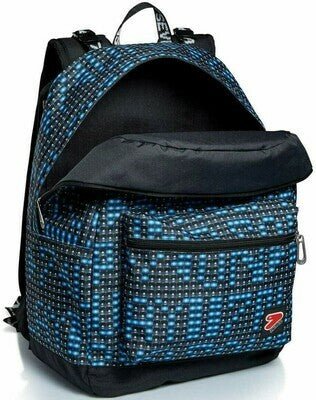 Zaino Seven® REVERSIBILE - THE DOUBLE LEDWALL: Esprimi le Tue Emozioni con Stile e Tecnologia - Quiscuola