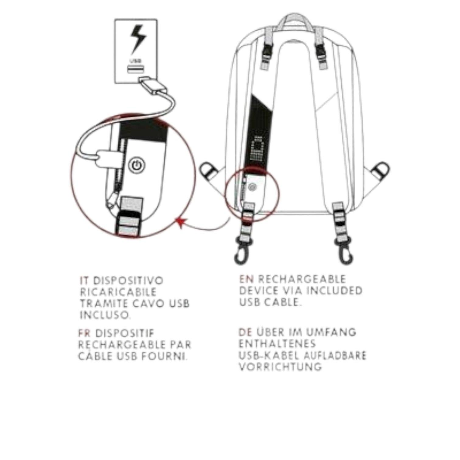 Seven The Double LEDWALL Zaino Reversibile..