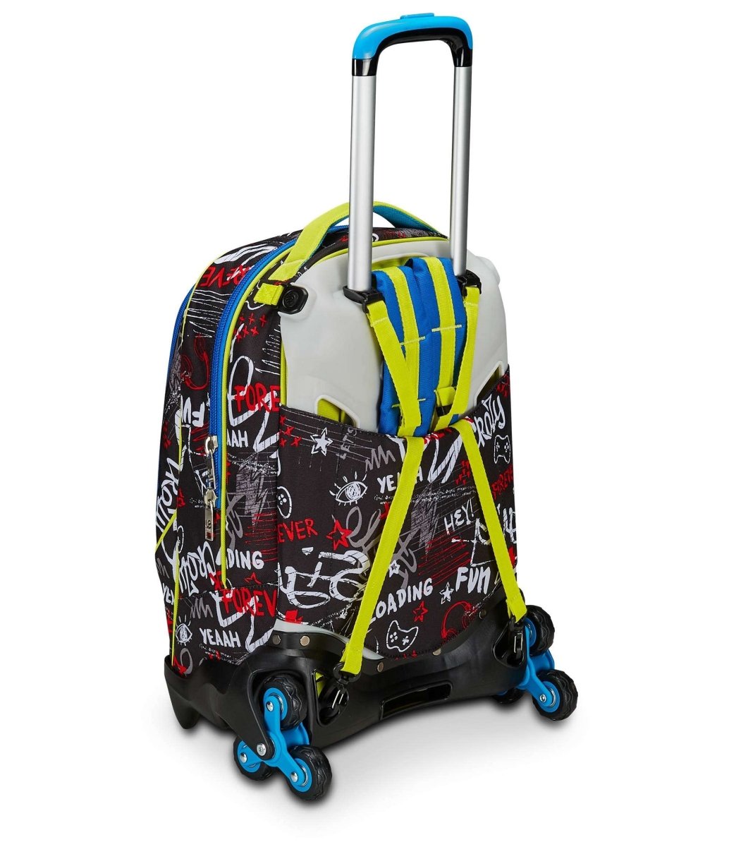 Trolley Jack 3 Ruote Born to Fun di Seven: Il Compagno di Viaggio Ideale per Gli Studenti - Quiscuola