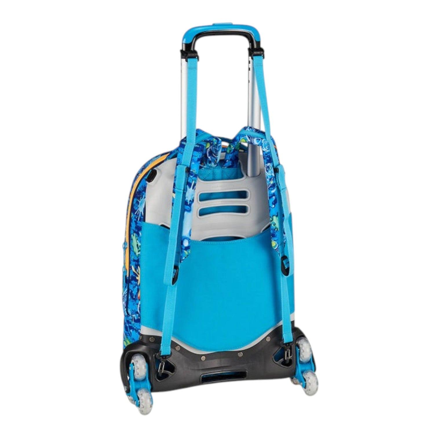 Trolley scuola Seven SJ Jack 8 ruote Joyful Pins Boy.