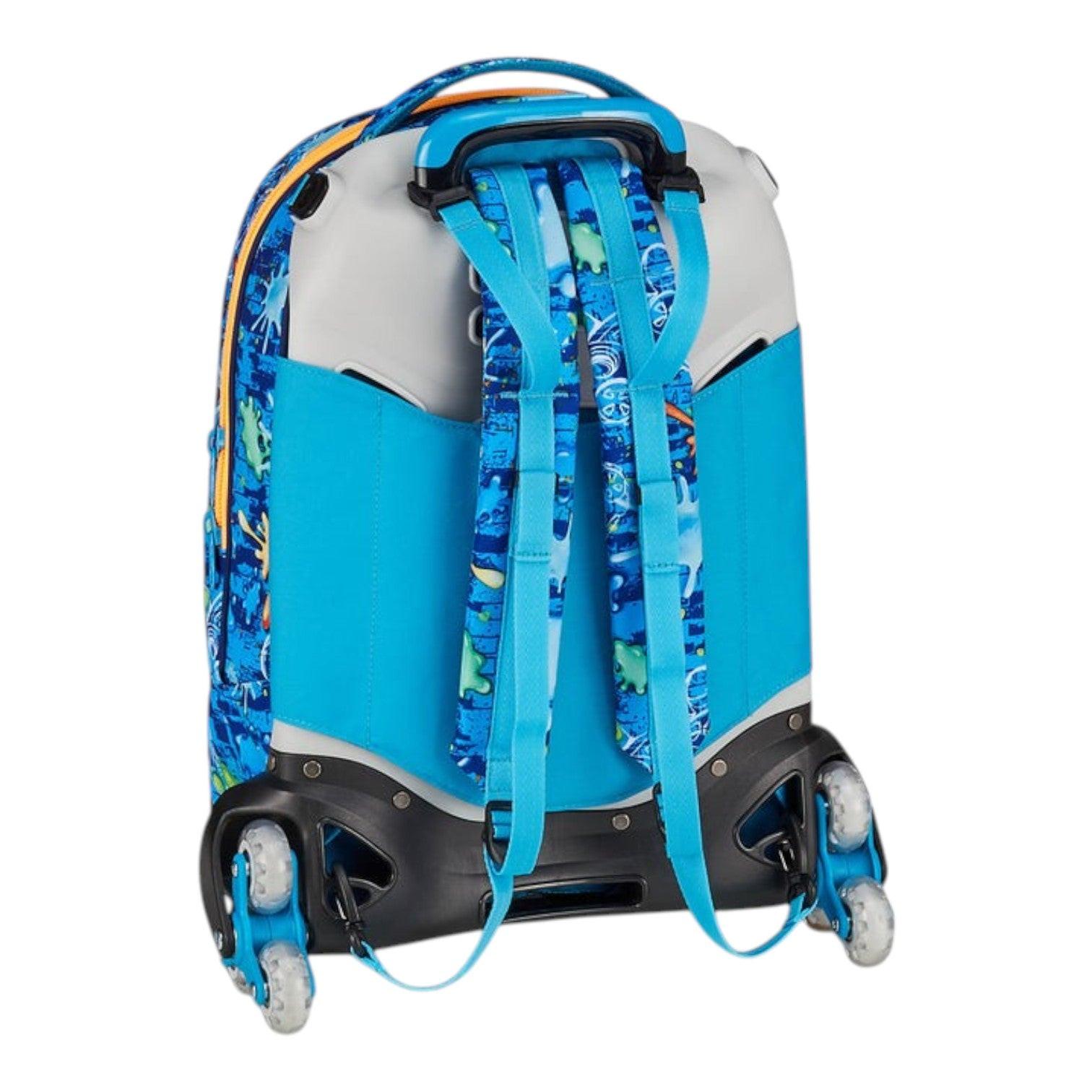 Trolley scuola Seven SJ Jack 8 ruote Joyful Pins Boy.