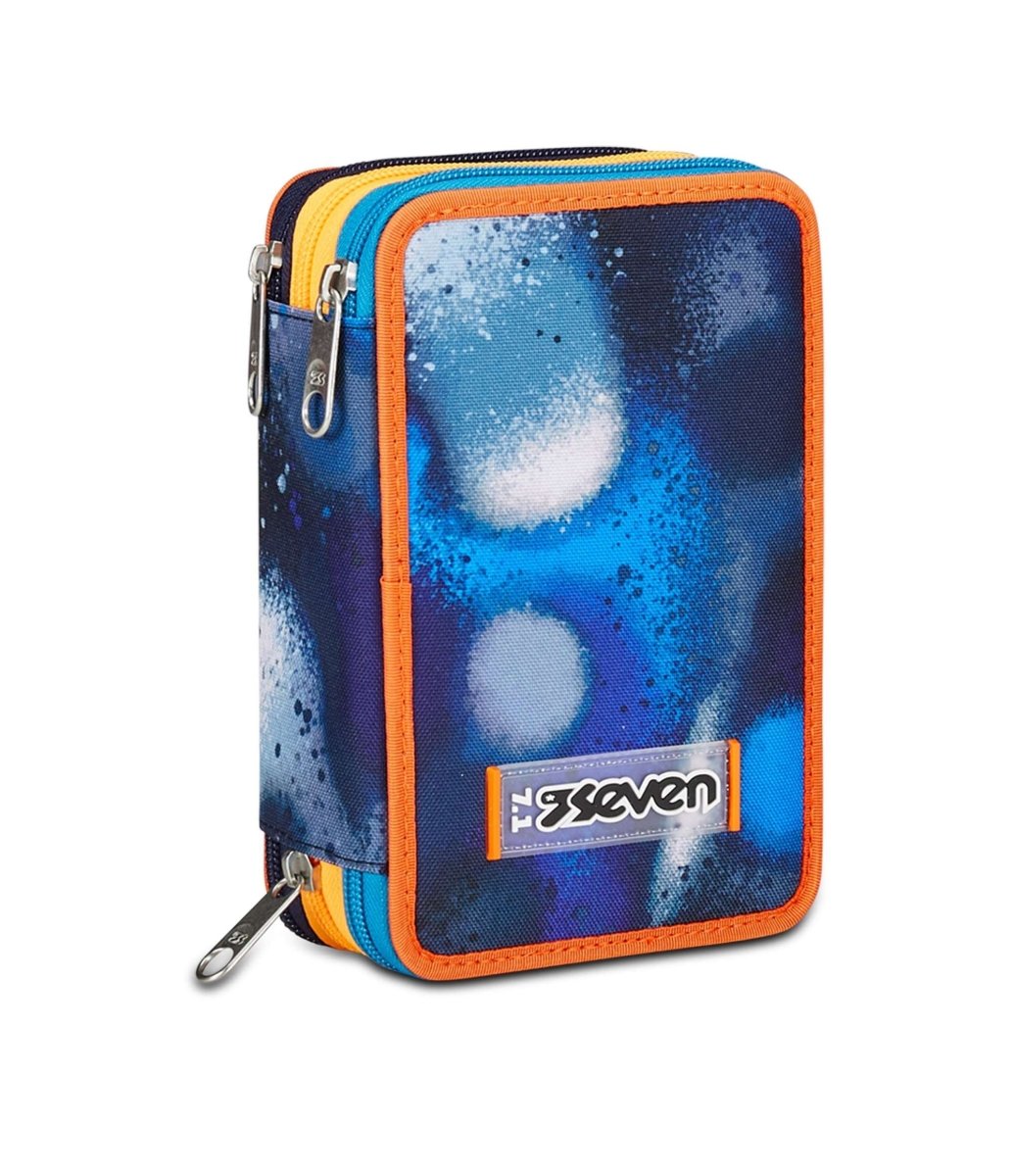 Astuccio Seven® 3 Zip RetroColor: Un Tuffo nel Passato con Stile e Organizzazione Moderni - Quiscuola