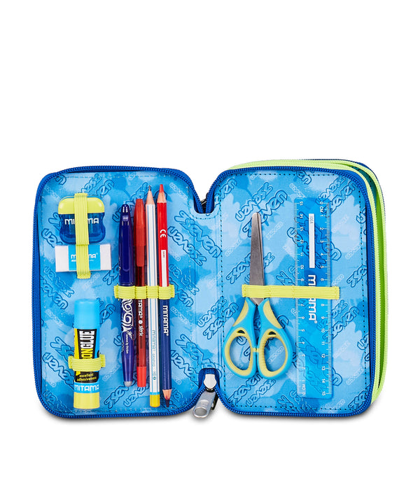 Astuccio Seven 3 Zip Electricvibe Boy completo.