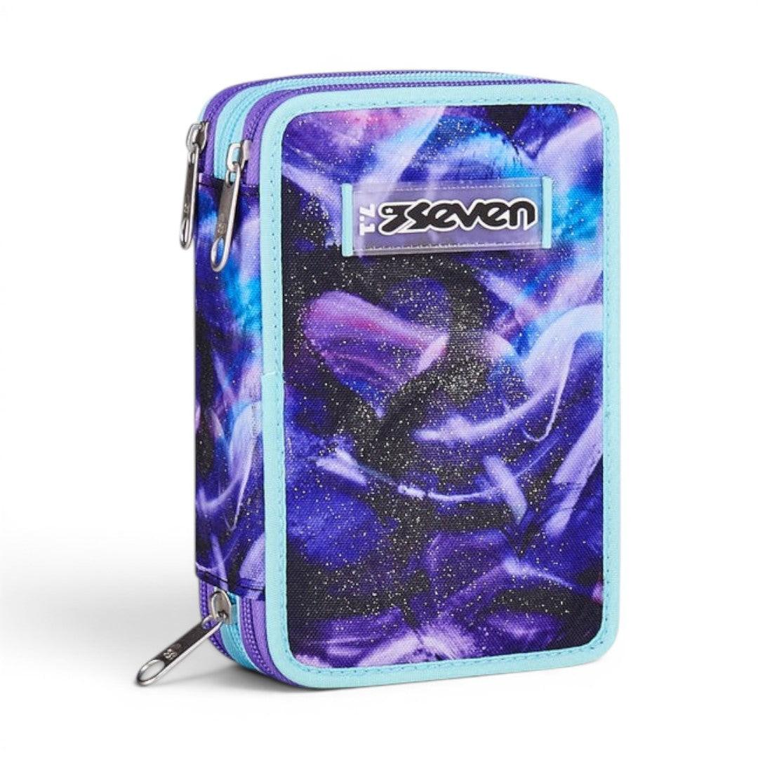 Astuccio Seven 3 Zip Lovepass completo scuola