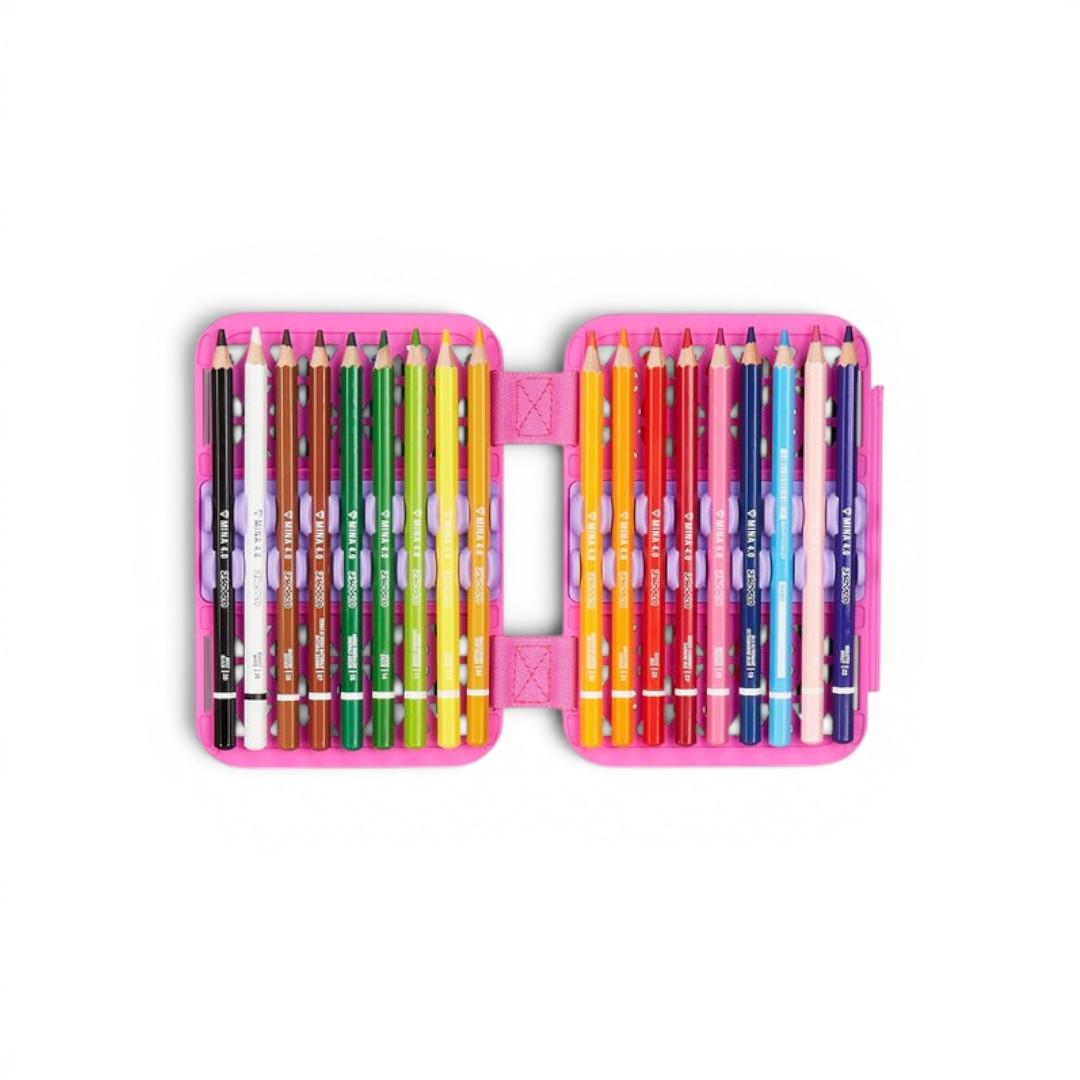 Astuccio Seven Speed Pad Plus Pink Fusion completo.