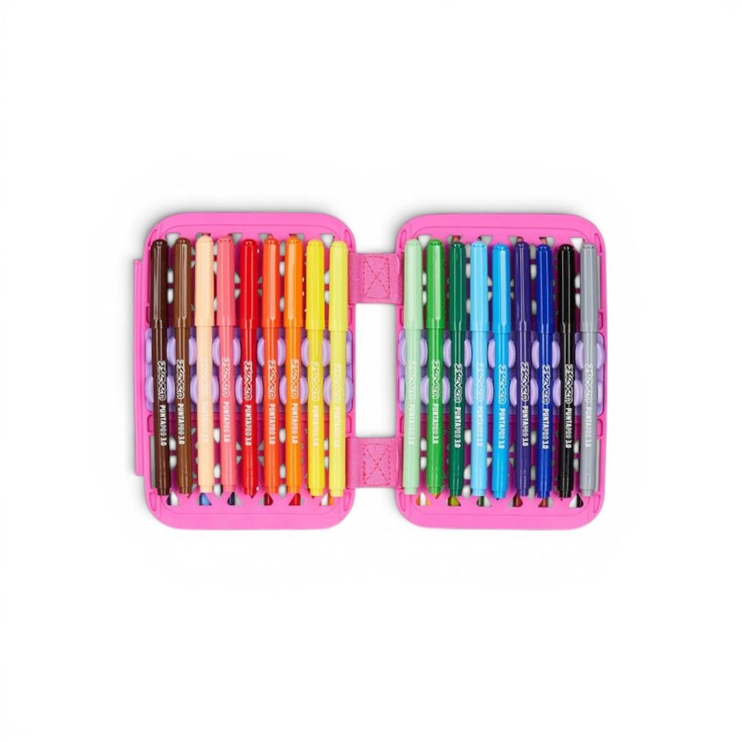 Astuccio Seven Speed Pad Plus Pink Fusion completo.