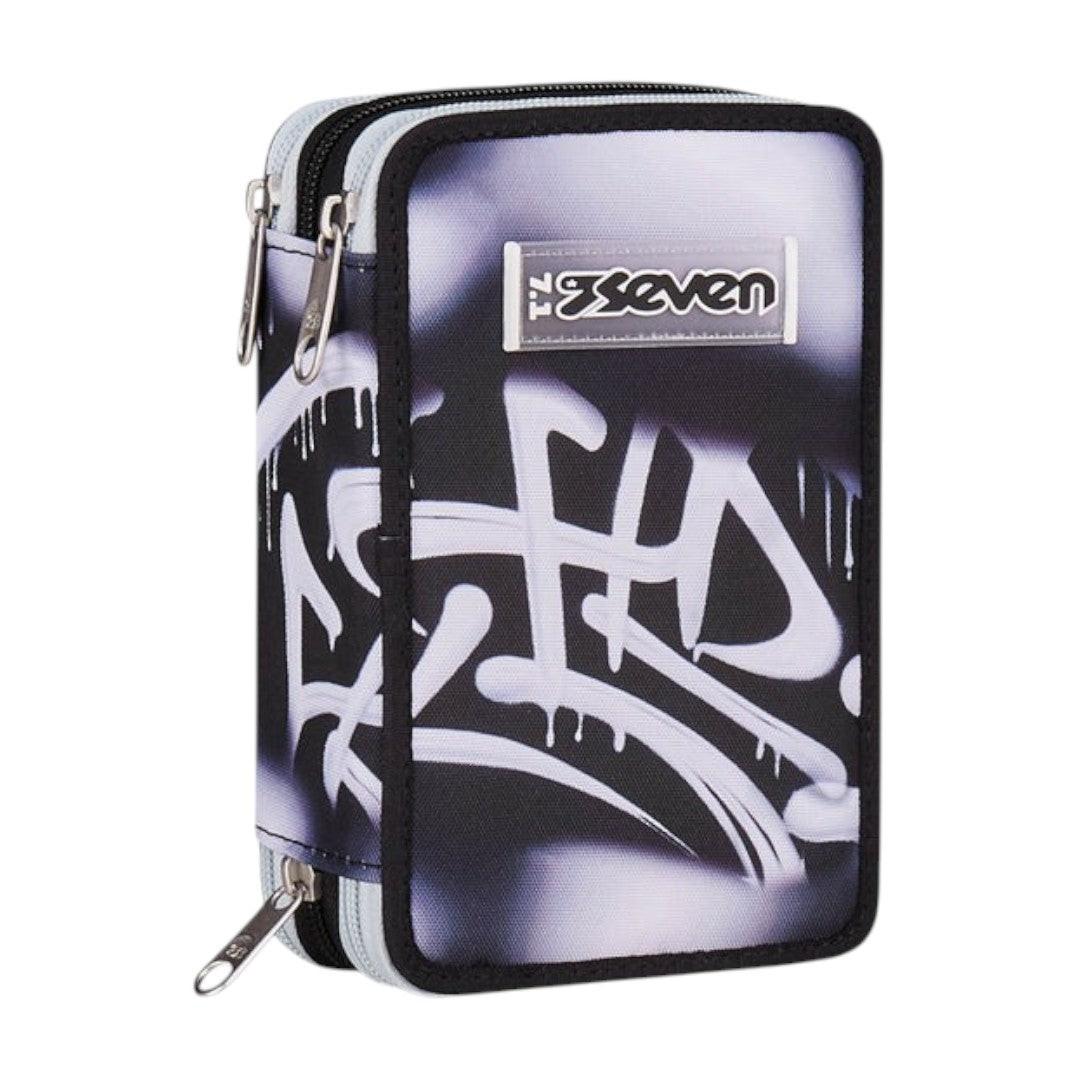 Astuccio Seven 3 Zip Plumpy Line Boy completo.