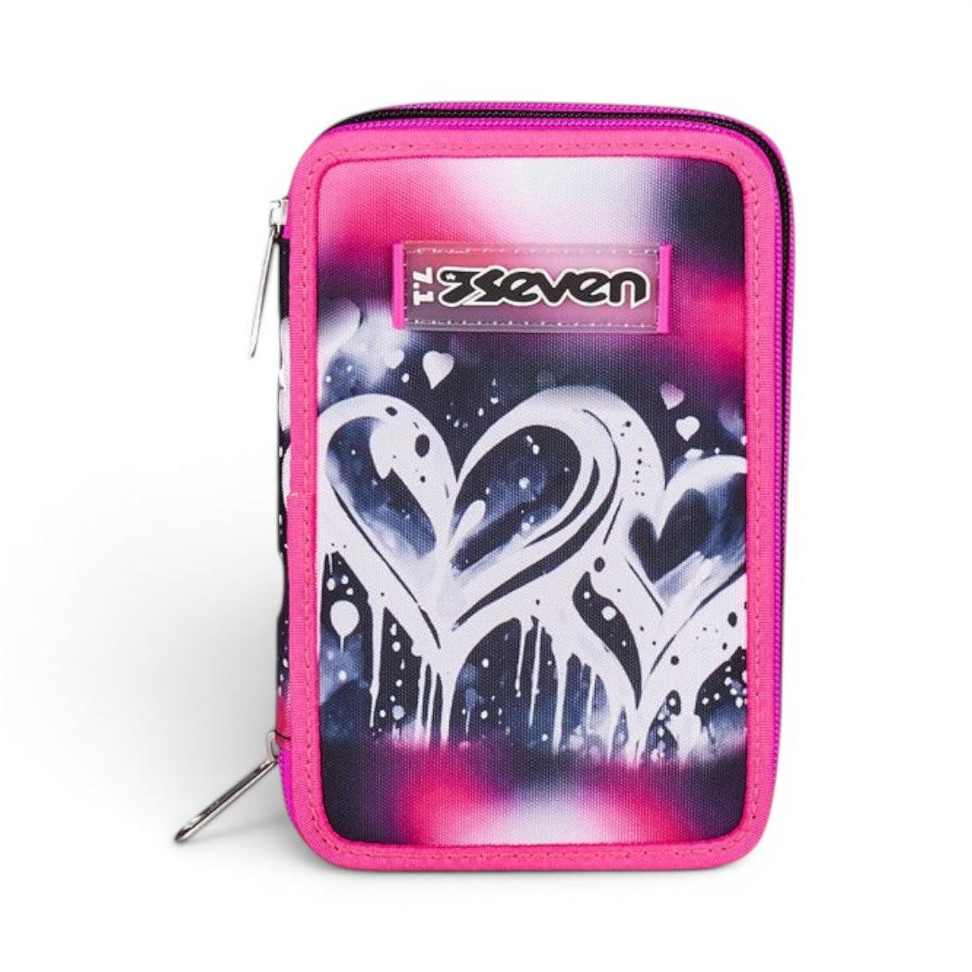 Astuccio Seven 3 Zip Plumpy Line Girl completo.