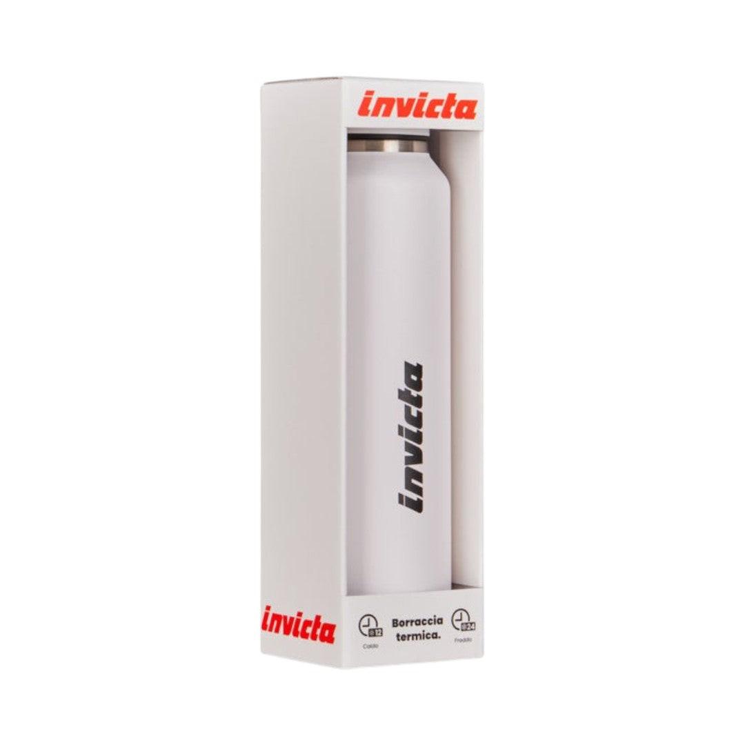 Borraccia termica Invicta Slim acciaio 480 ml con laccetto.