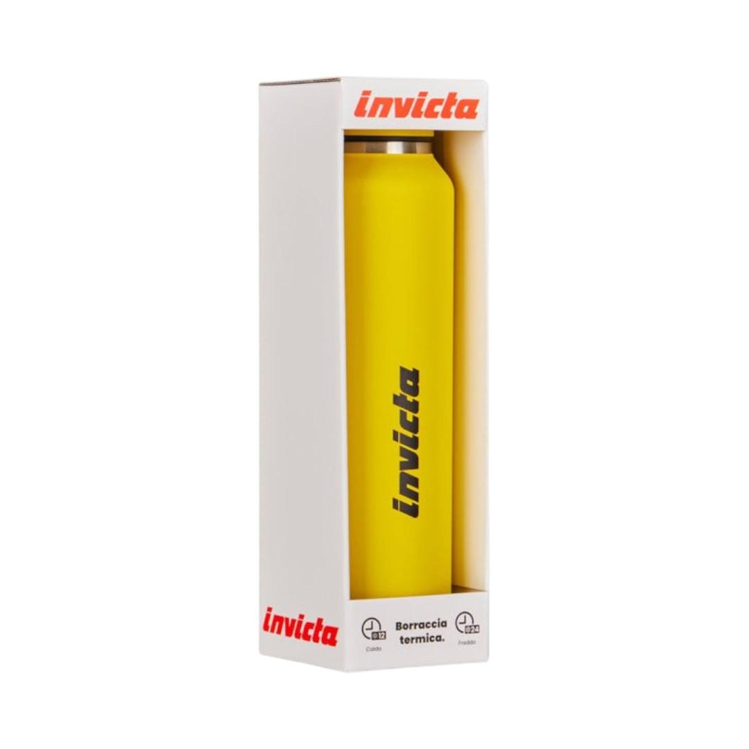 Borraccia termica Invicta Slim acciaio 480 ml con laccetto.
