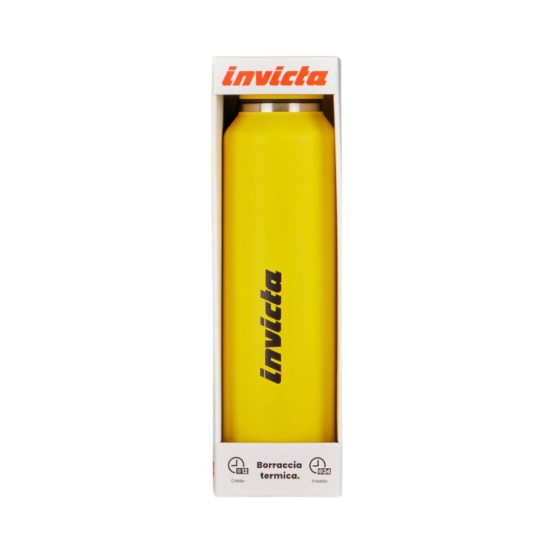 Borraccia termica Invicta Slim acciaio 480 ml con laccetto.