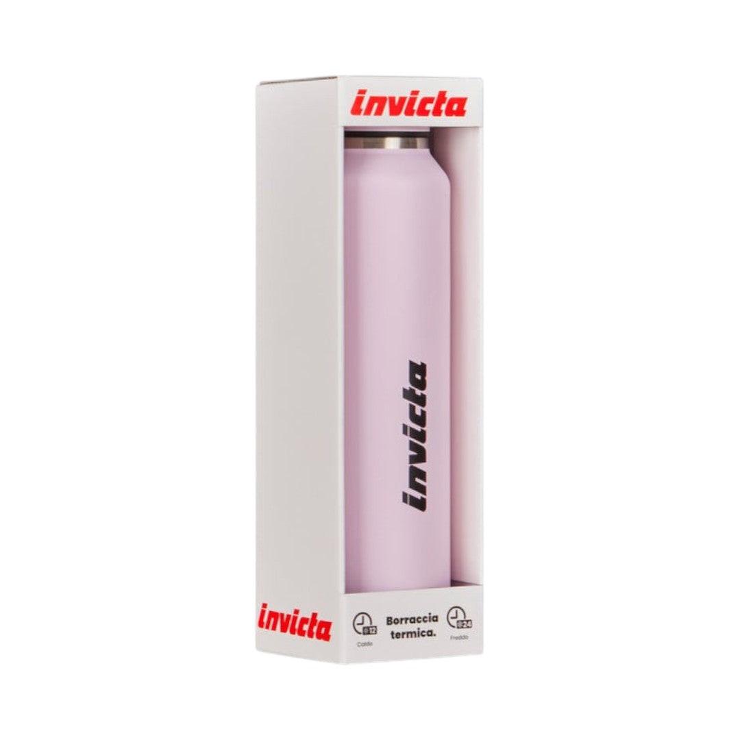 Borraccia termica Invicta Slim acciaio 480 ml con laccetto.