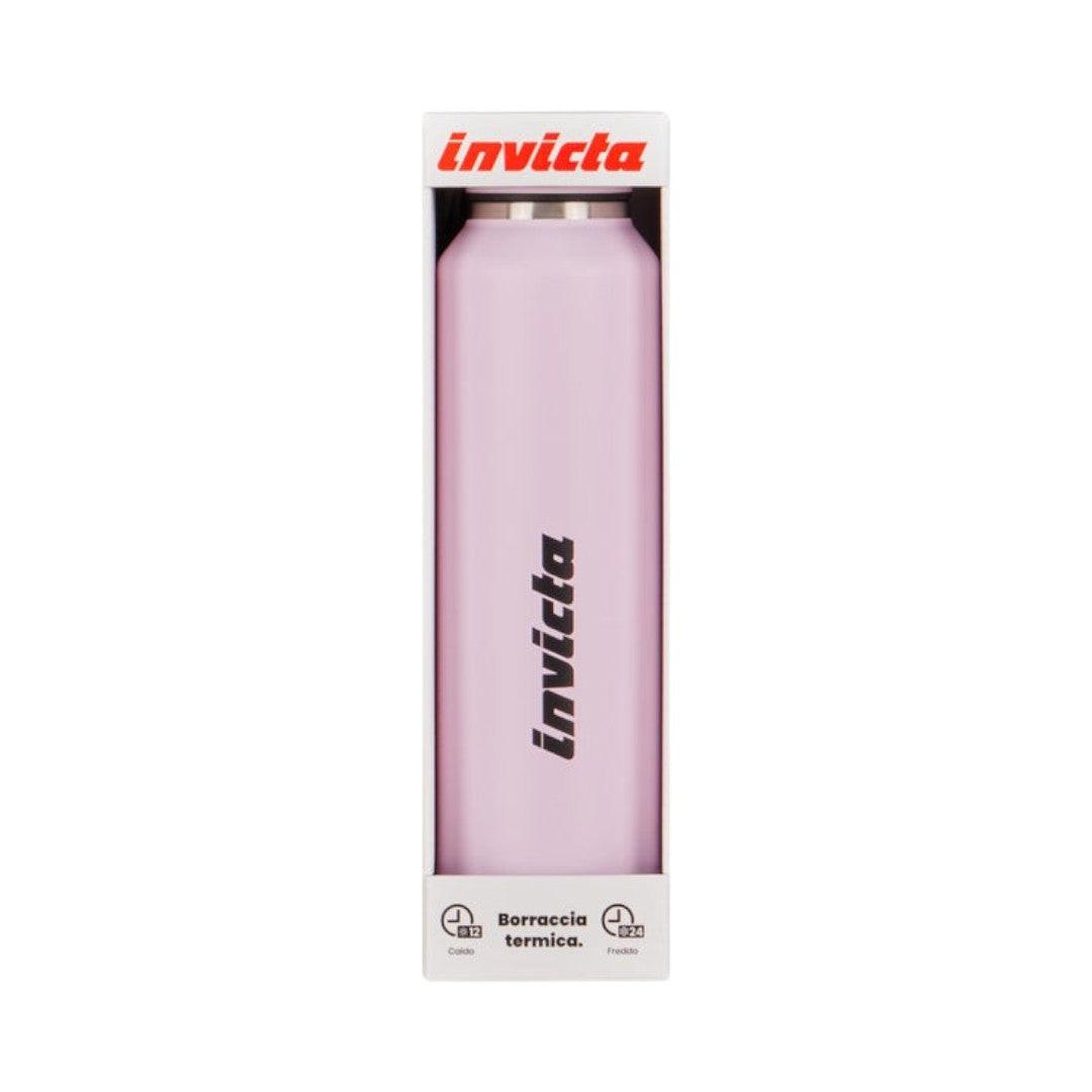 Borraccia termica Invicta Slim acciaio 480 ml con laccetto.