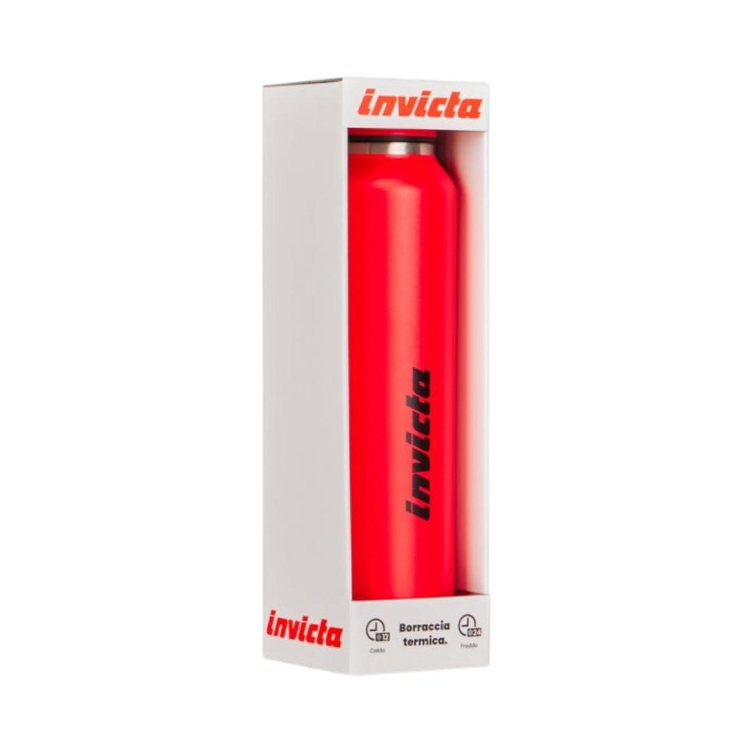 Borraccia termica Invicta Slim acciaio 480 ml con laccetto.
