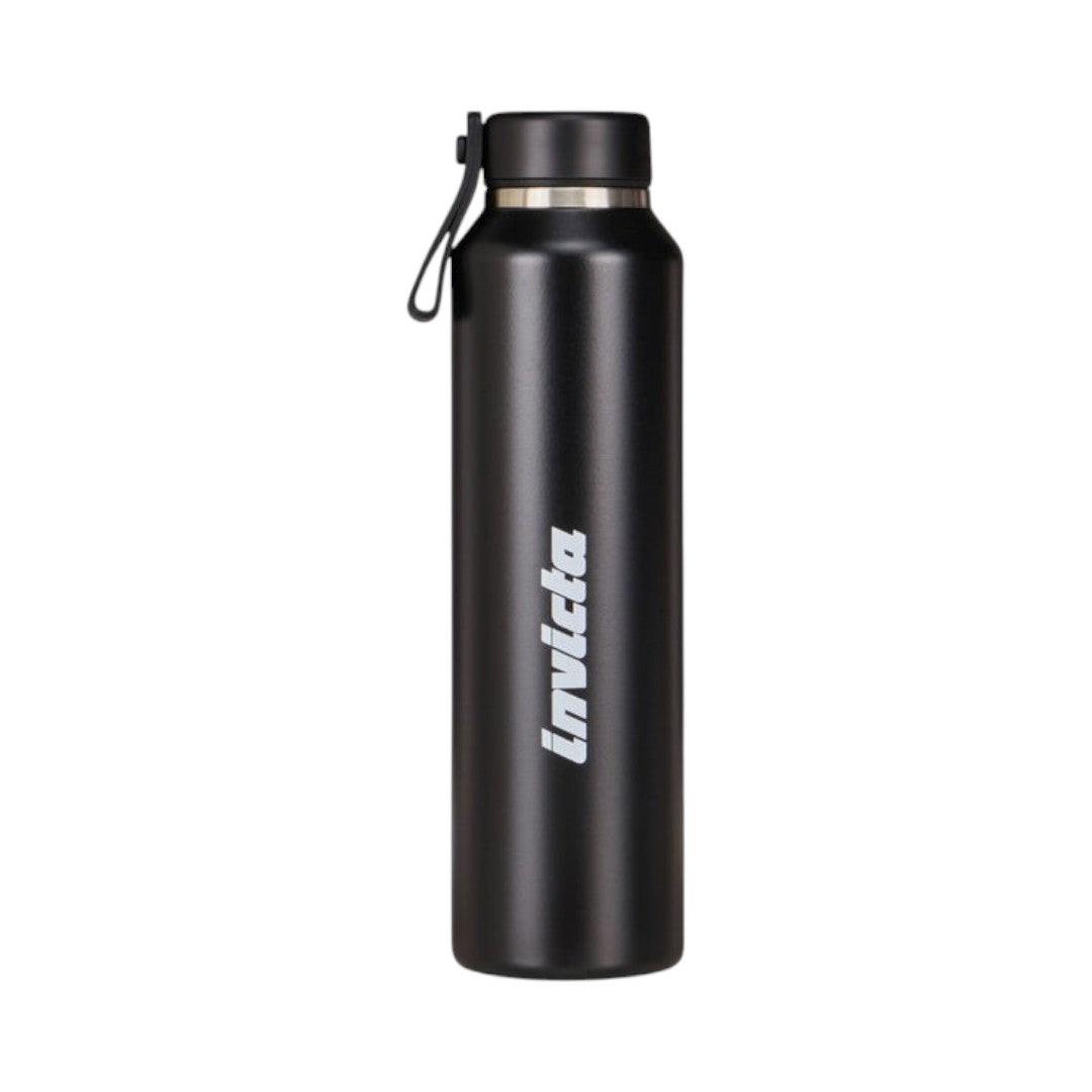 Borraccia termica Invicta Slim acciaio 480 ml con laccetto.