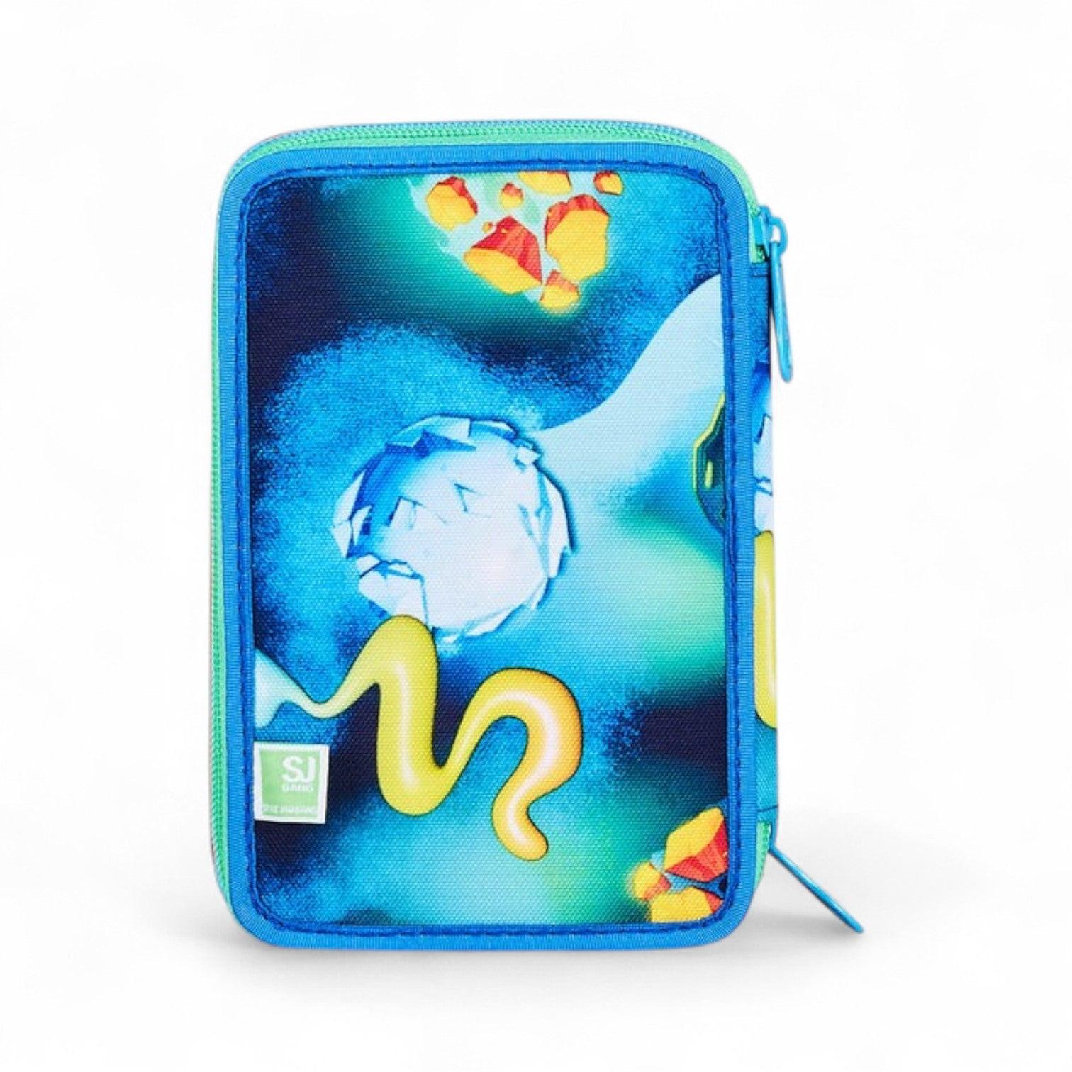 Astuccio scuola Seven SJ 3 zip 3D Space Ride.