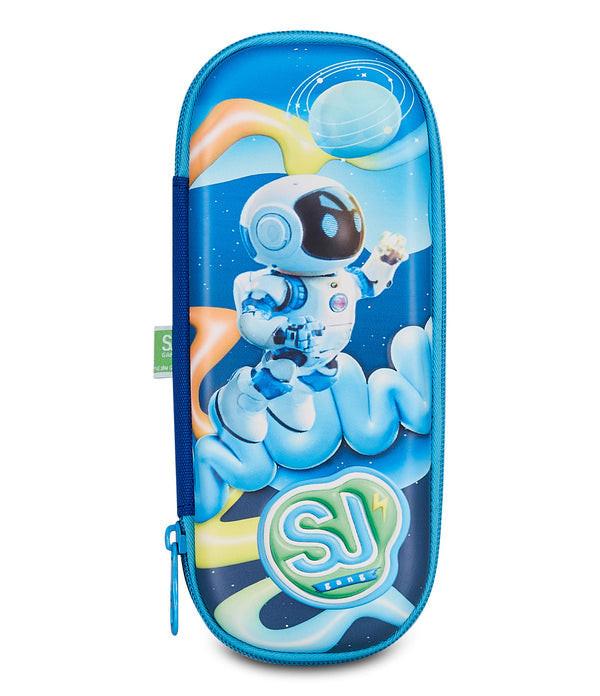 Portapenne Seven 3D Space Ride rigido scuola