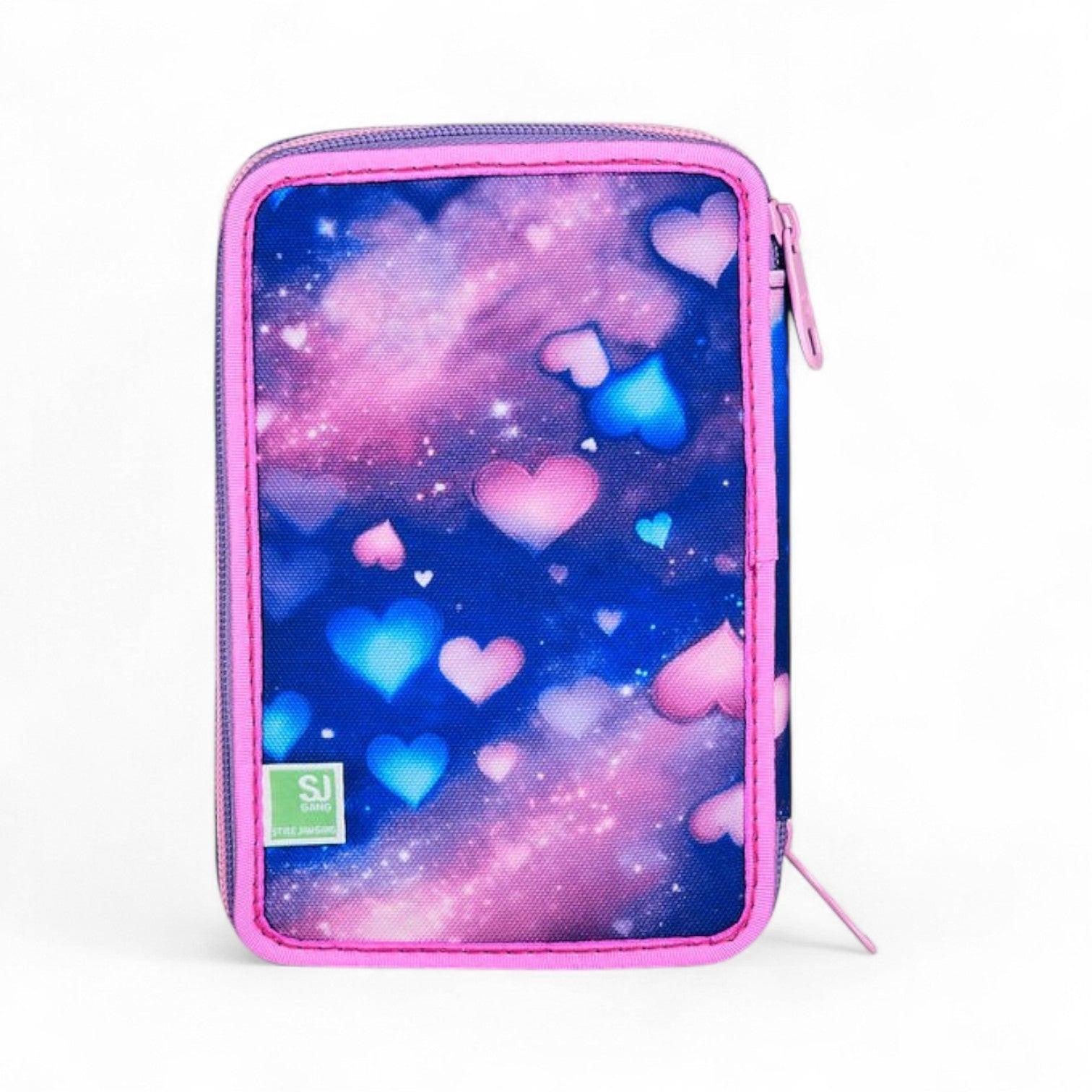 Astuccio scuola Seven SJ 3 zip 3D Pixie Unicorn.