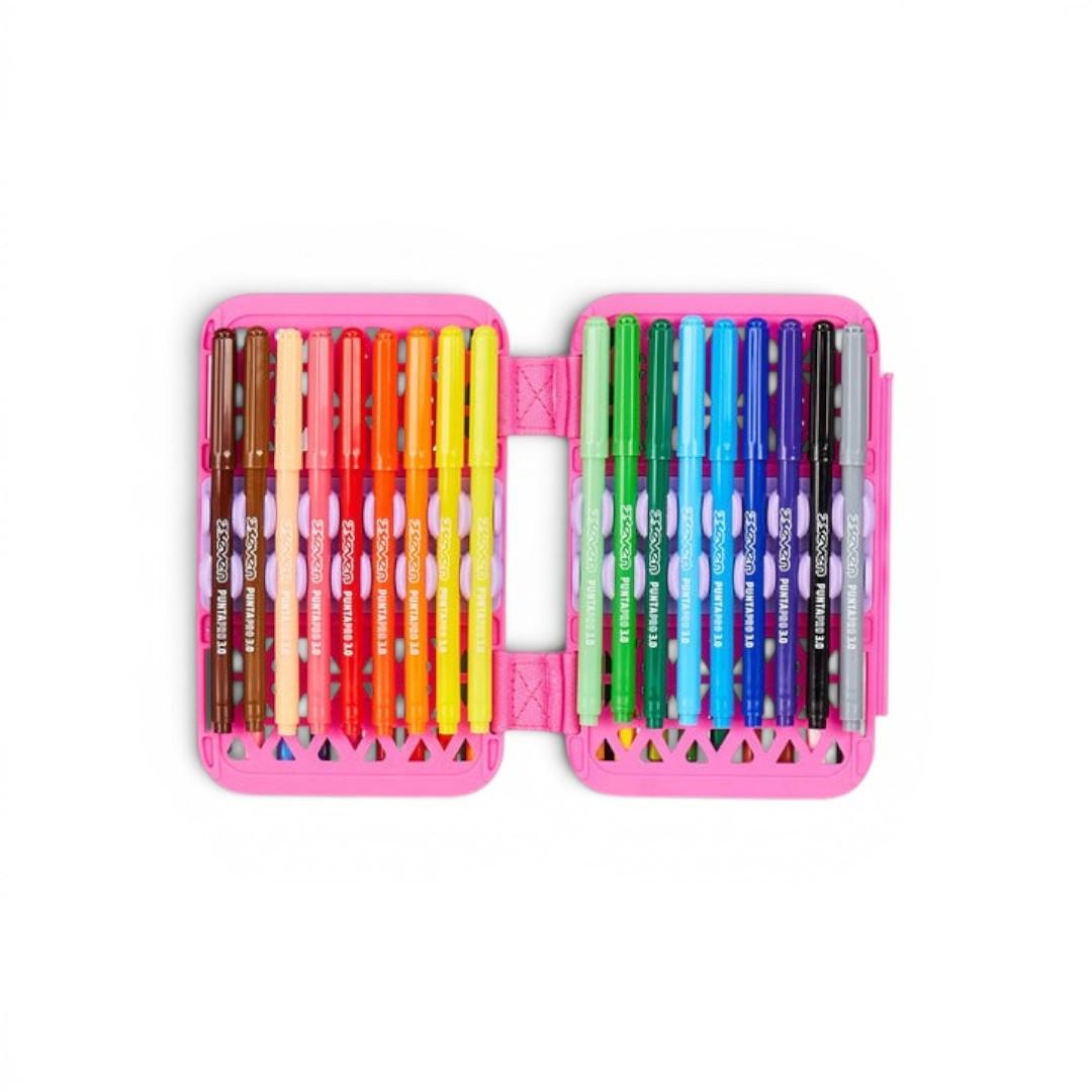 Astuccio Seven Speed Pad Plus Glowcat completo scuola