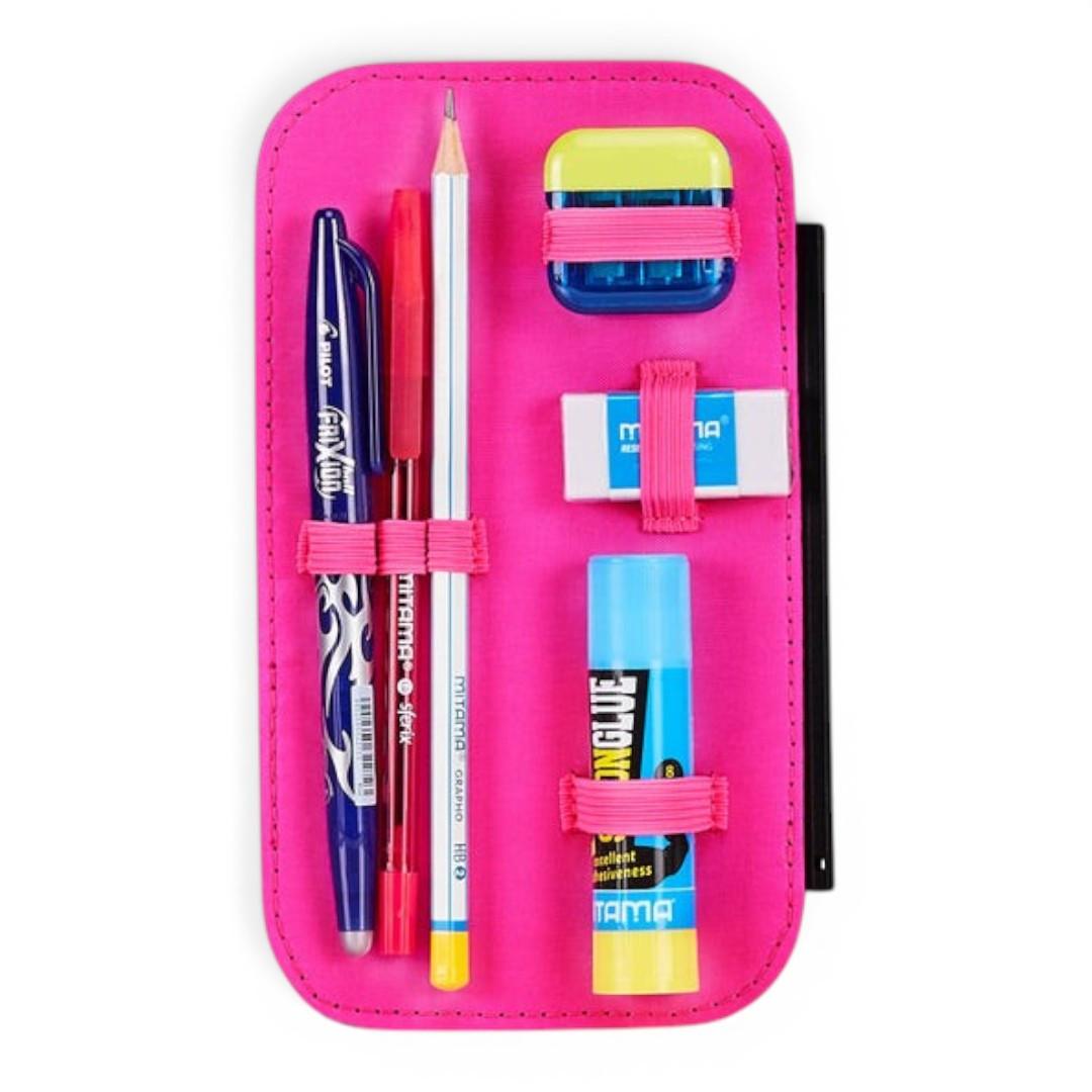 Astuccio Seven Speed Case Joyful Pins Girl scuola compatto.