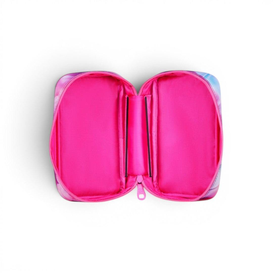 Astuccio Seven Speed Case Joyful Pins Girl scuola compatto.