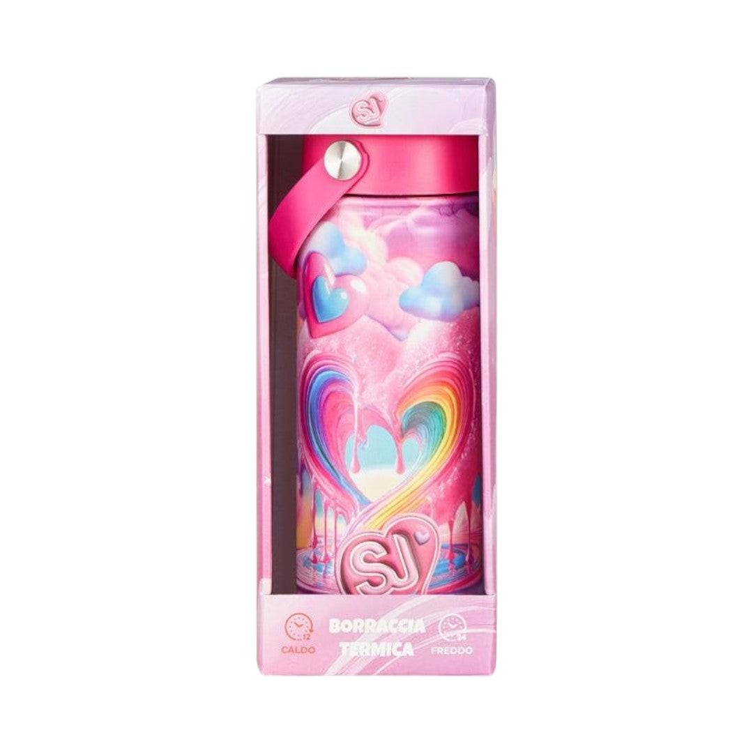 Borraccia termica SJ acciaio inox 0,46L 22 cm Cuore.