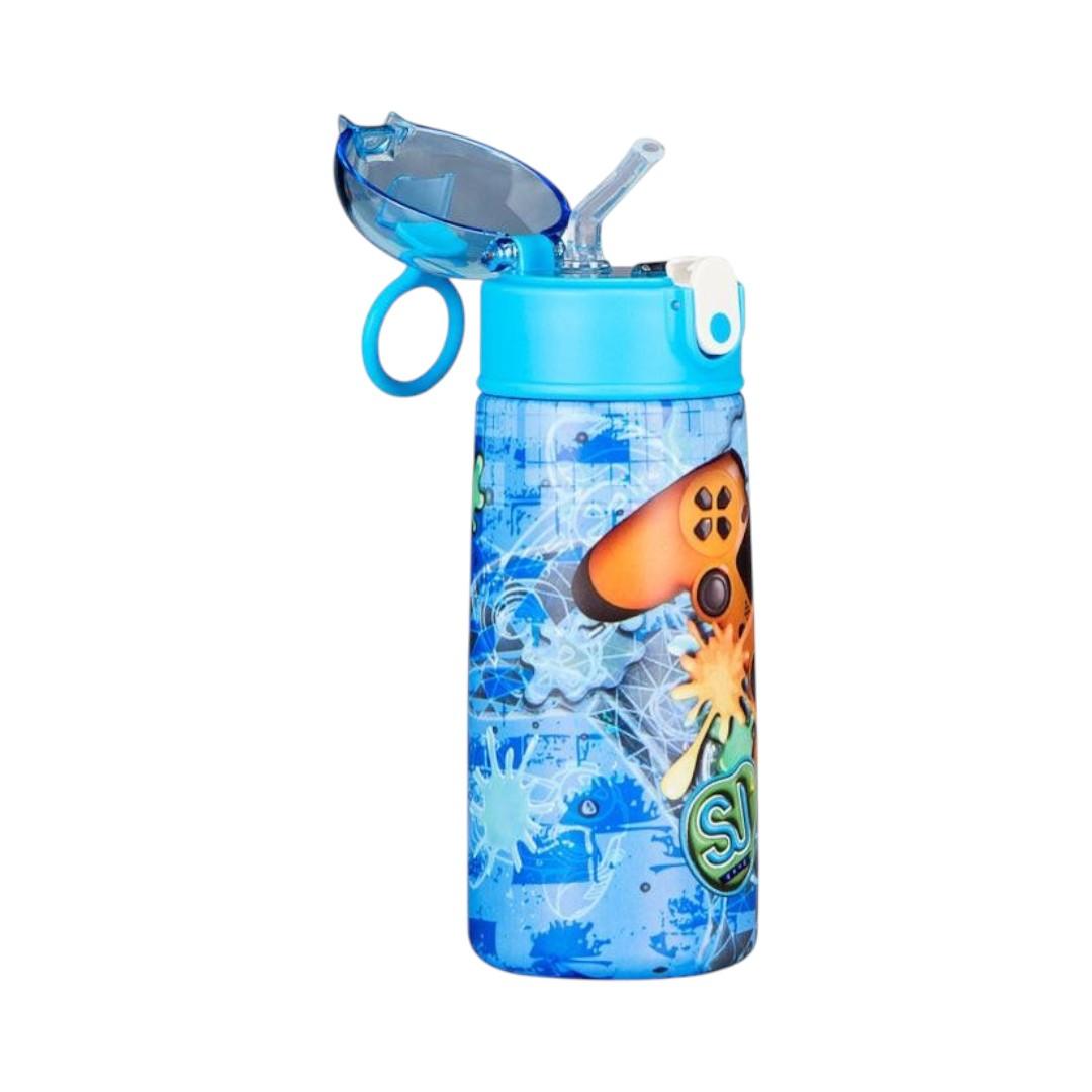 Borraccia SJ con cannuccia acciaio inox 0,46L Game.