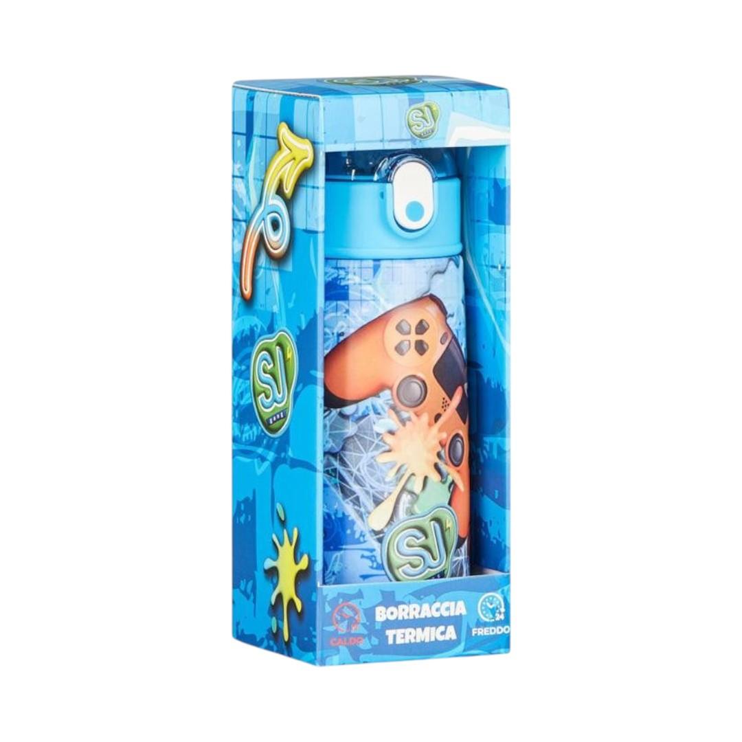 Borraccia SJ con cannuccia acciaio inox 0,46L Game.