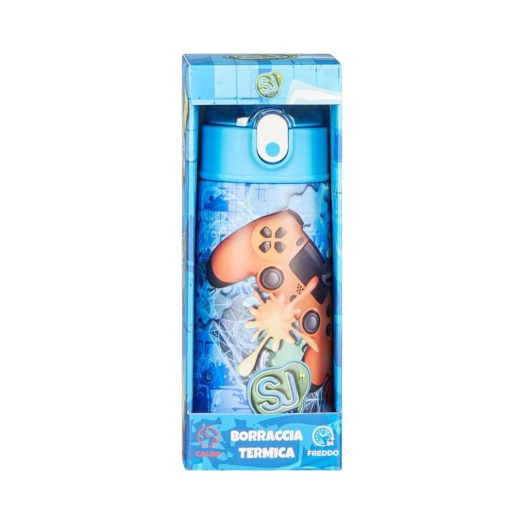 Borraccia SJ con cannuccia acciaio inox 0,46L Game.