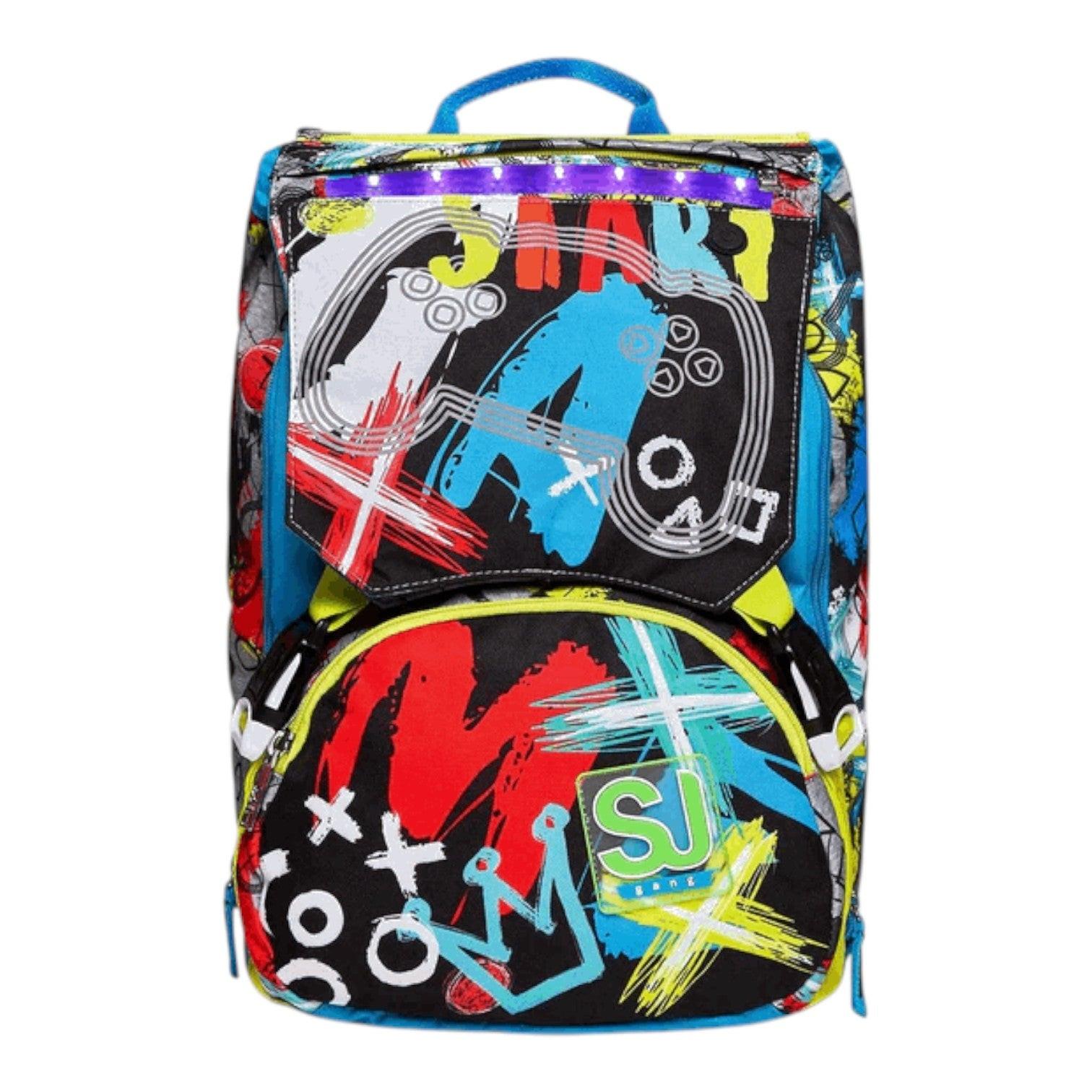 Zaino Estensibile Big SJ Gang Glitzled Boy 21-28L.