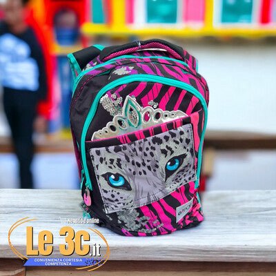Zaino Scuola Estensibile Round Rebel - GoPop: Stile Dinamico e Eleganza - Quiscuola