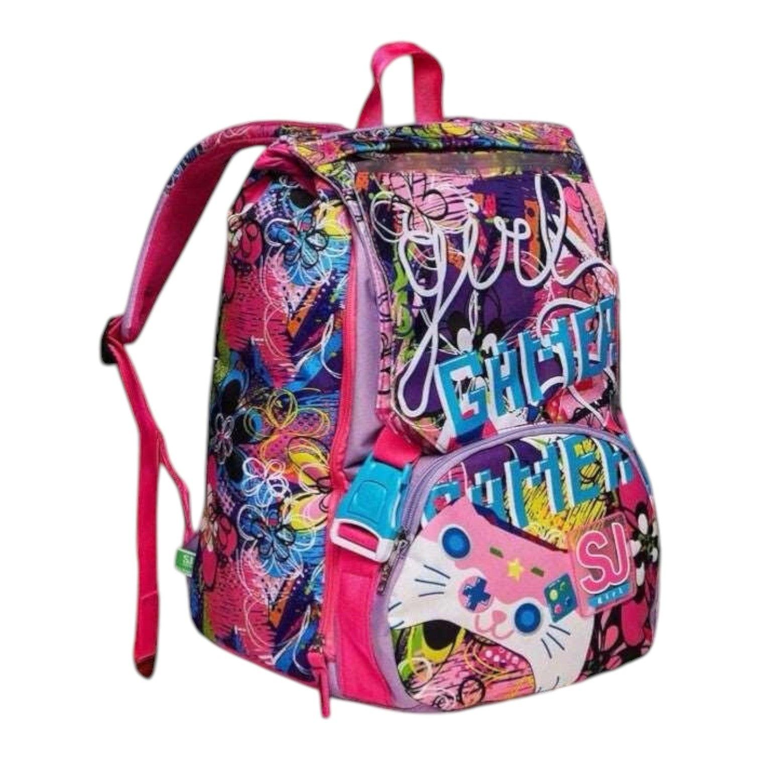 Zaino Estensibile SJ Gang Big Gleamled Girl con LED 28L.