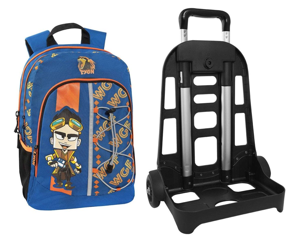 Zaino Lyon Gamer con Trolley Staccabile: Organizzazione e Stile Nuovo Modello - Quiscuola