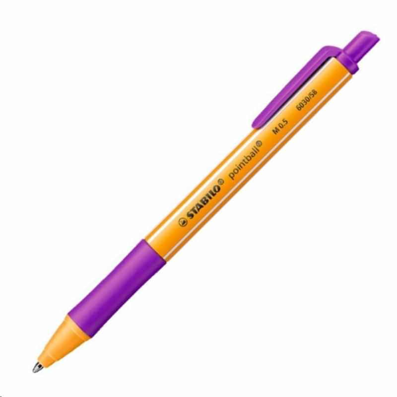 Penna Stabilo Pointball 0,5 mm a Scatto – Vari Colori
