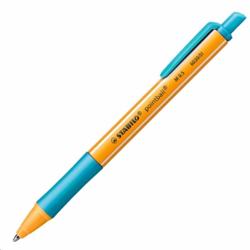Penna Stabilo Pointball 0,5 mm a Scatto – Vari Colori
